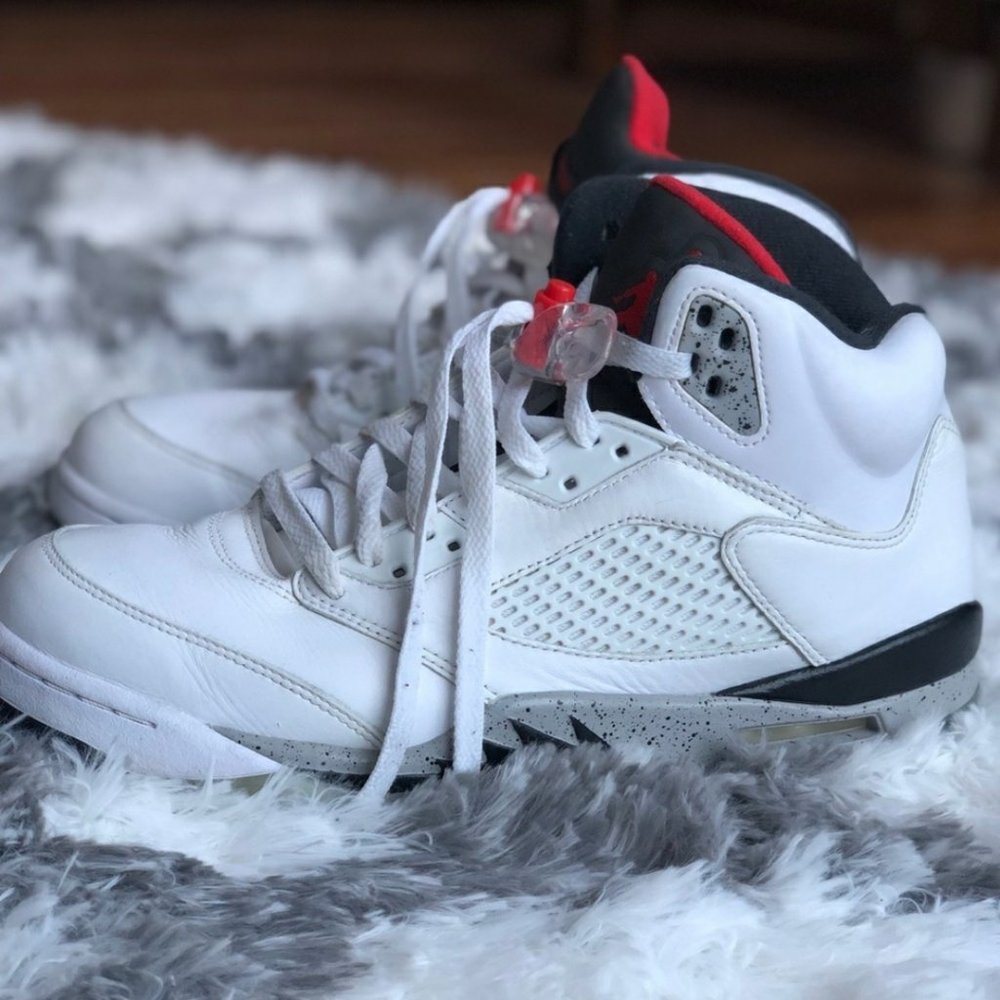 Air Jordan 5 White Cement (Size 10.5)